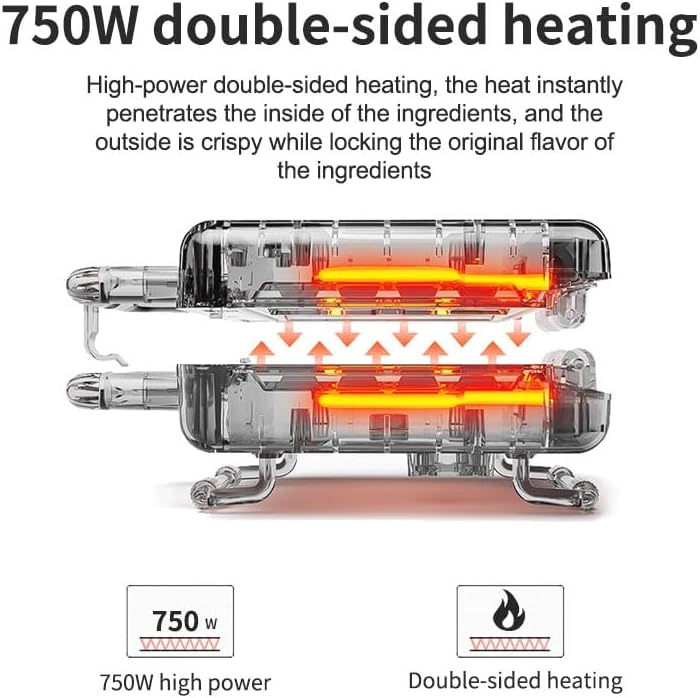 Sokany - 8-IN-1 multifonction - 750W - 8 plaques, facile à nettoyer, SOKANY8IN1