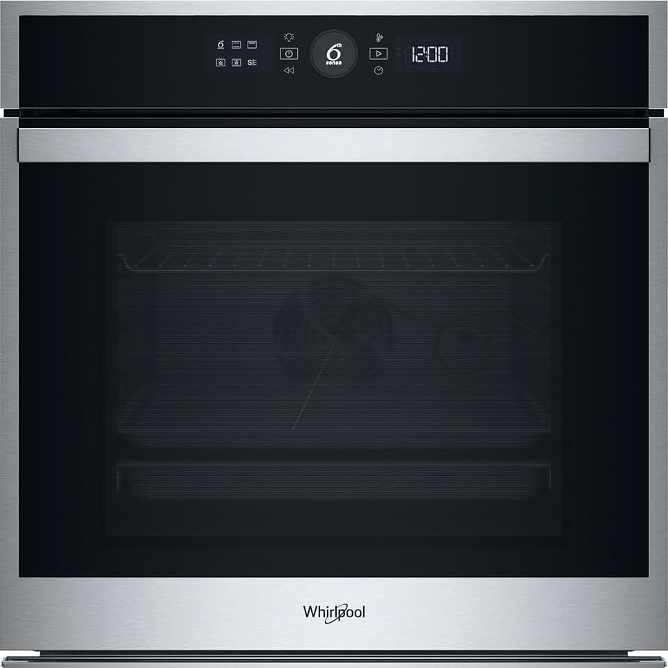 Whirlpool - Four multifonction encastrable 60cm, inox, grande capacité, WOI4S8PPM1SX