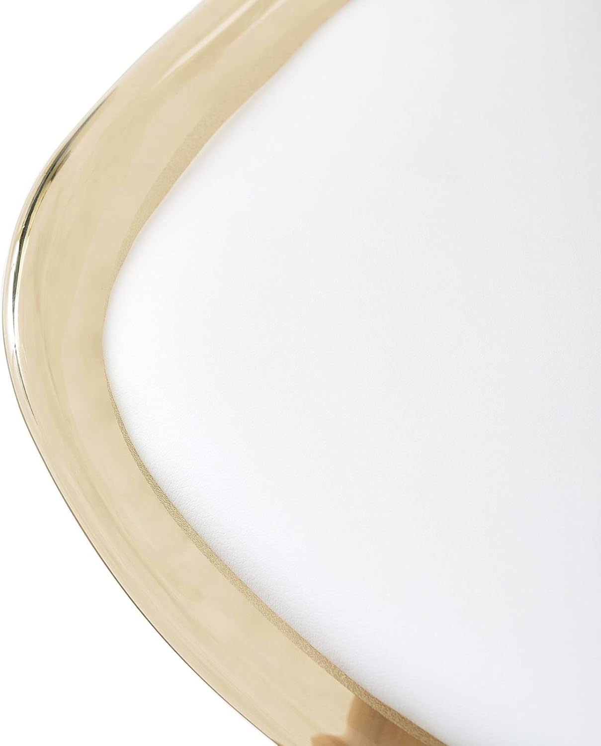 EGGREE - chaises scandinaves 8 pièces - hêtre, cuir blanc, dossier transparent, testées SGS