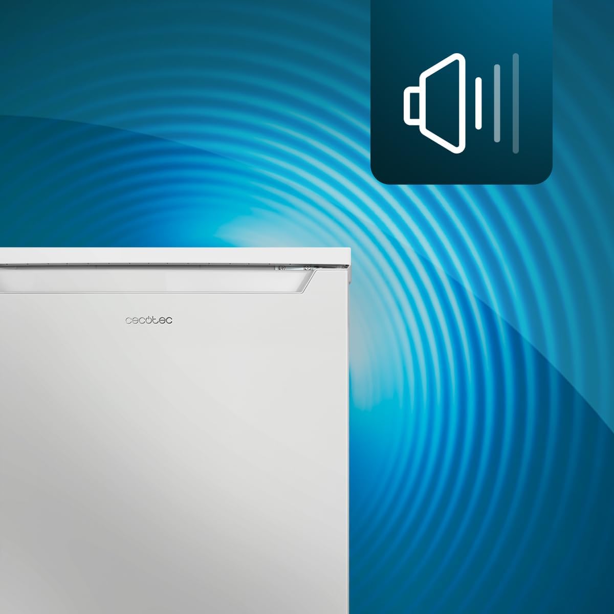 Cecotec - Mini réfrigérateur compact 107L, porte réversible, silencieux, TT 107