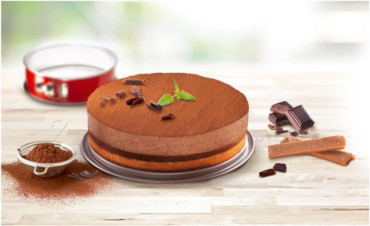 Tefal - Delibake moule à charnière 19 cm acier rouge carbone J1641114