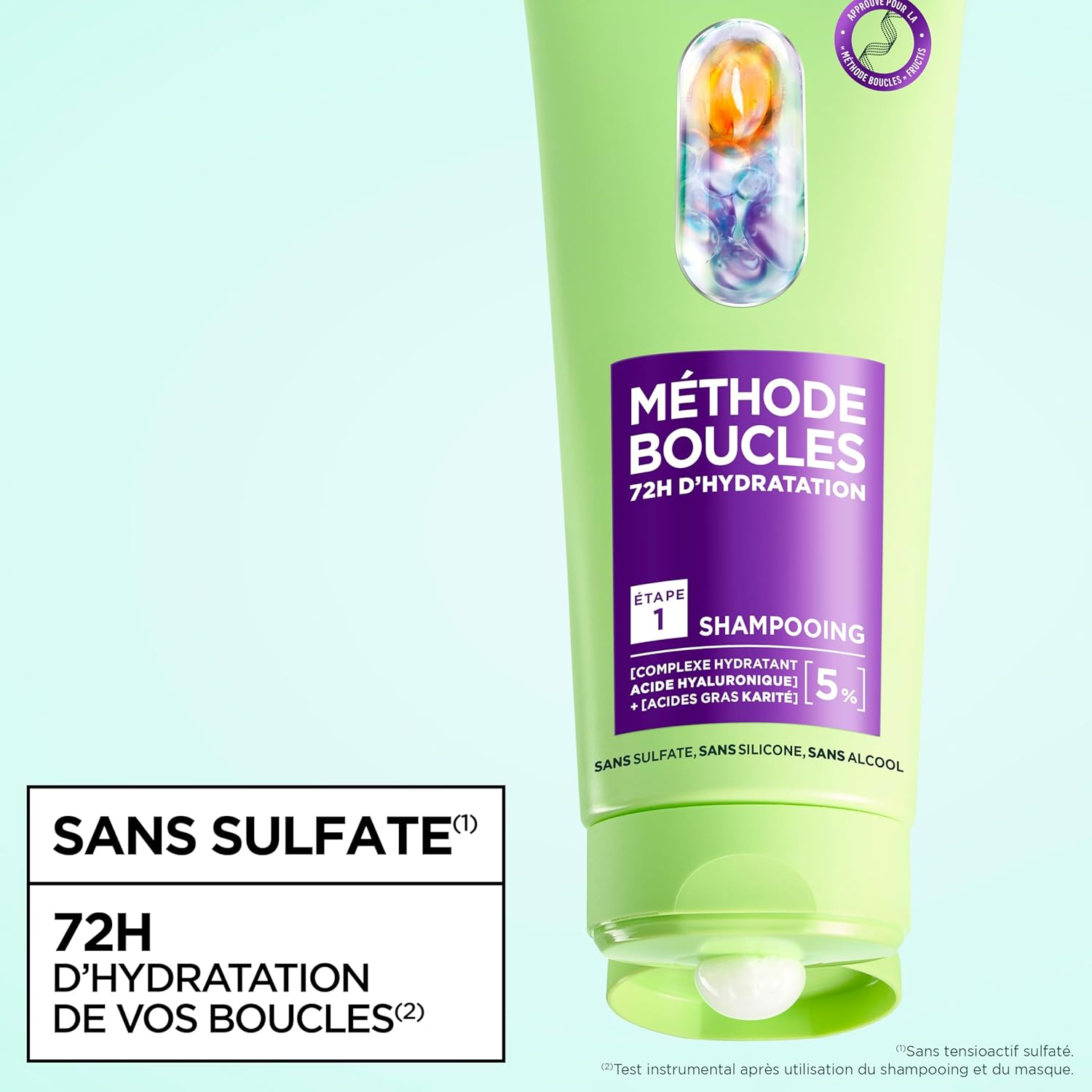 Garnier - Fructis Méthode Boucles - shampoing & spray - acide hyaluronique, karité, hydratant boucles