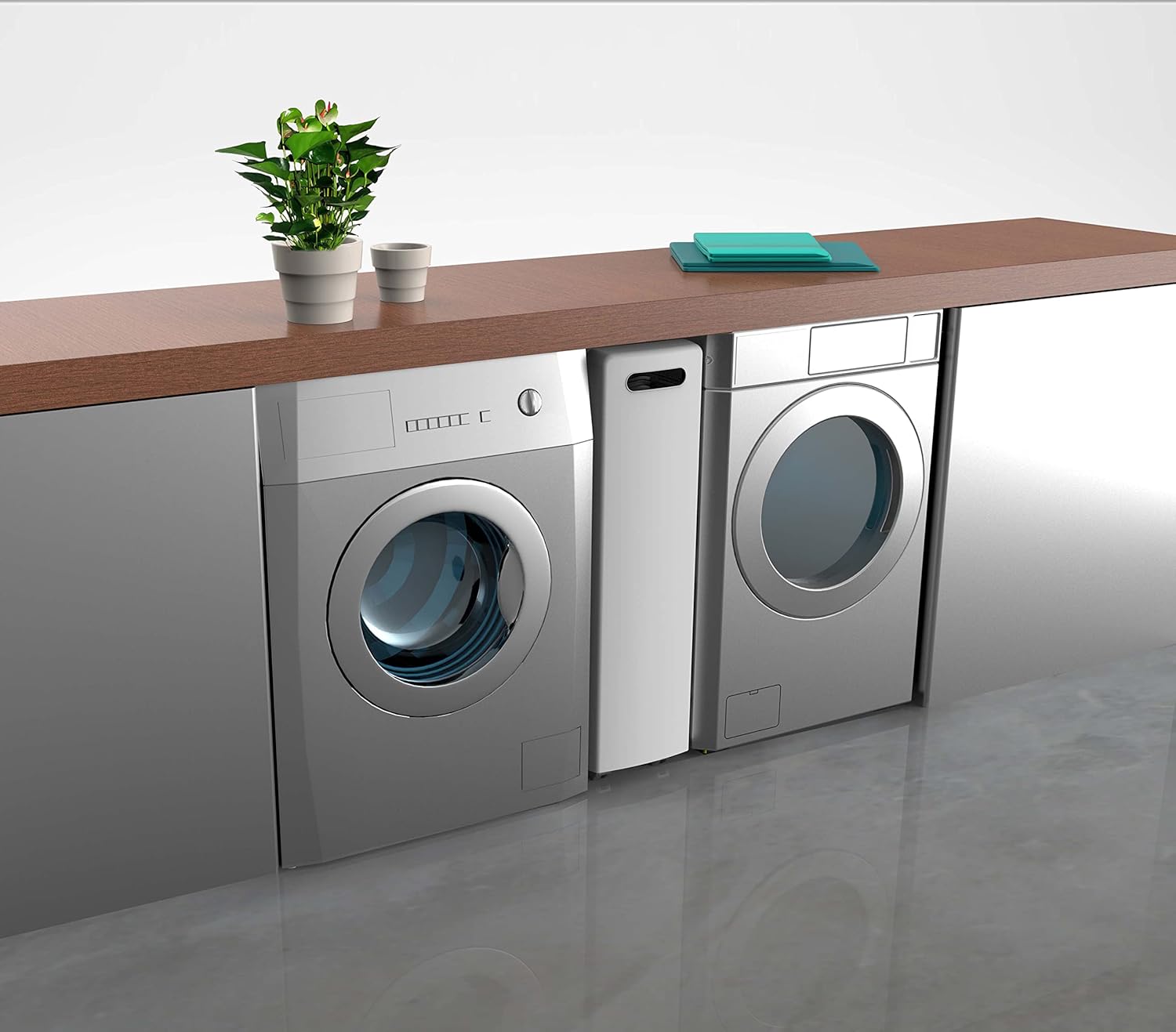 EDA - Desserte Mobilio 3 étagères, 60x22x79cm, polypropylène blanc, EDA10495BLPX25