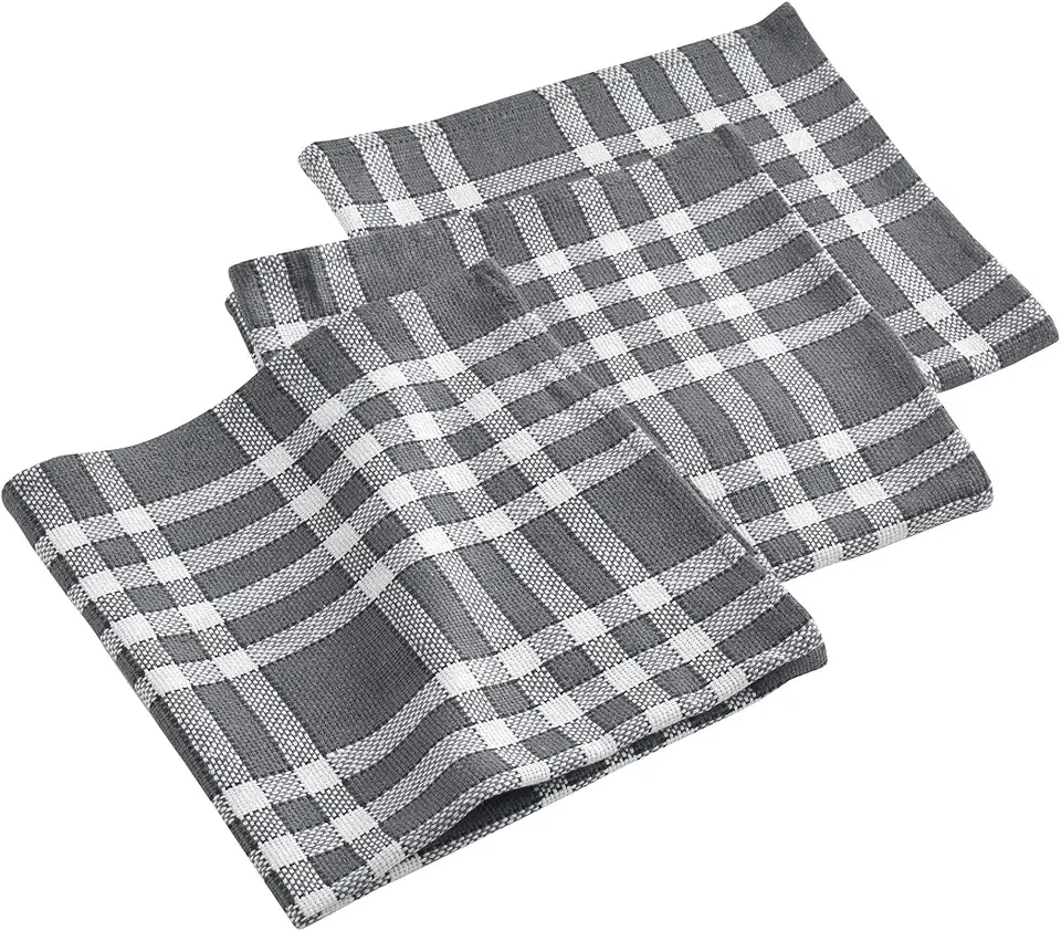Douceur d'intérieur - Traditio - 45x45 cm - lot 3 serviettes coton tissé
