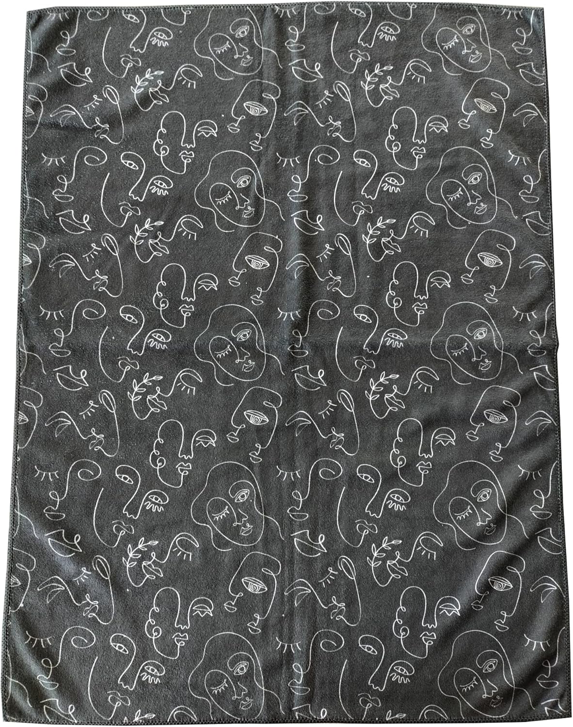 MYBO - Torchongenio - lot de 3 torchons motifs feuilles - ultra-absorbants sans traces