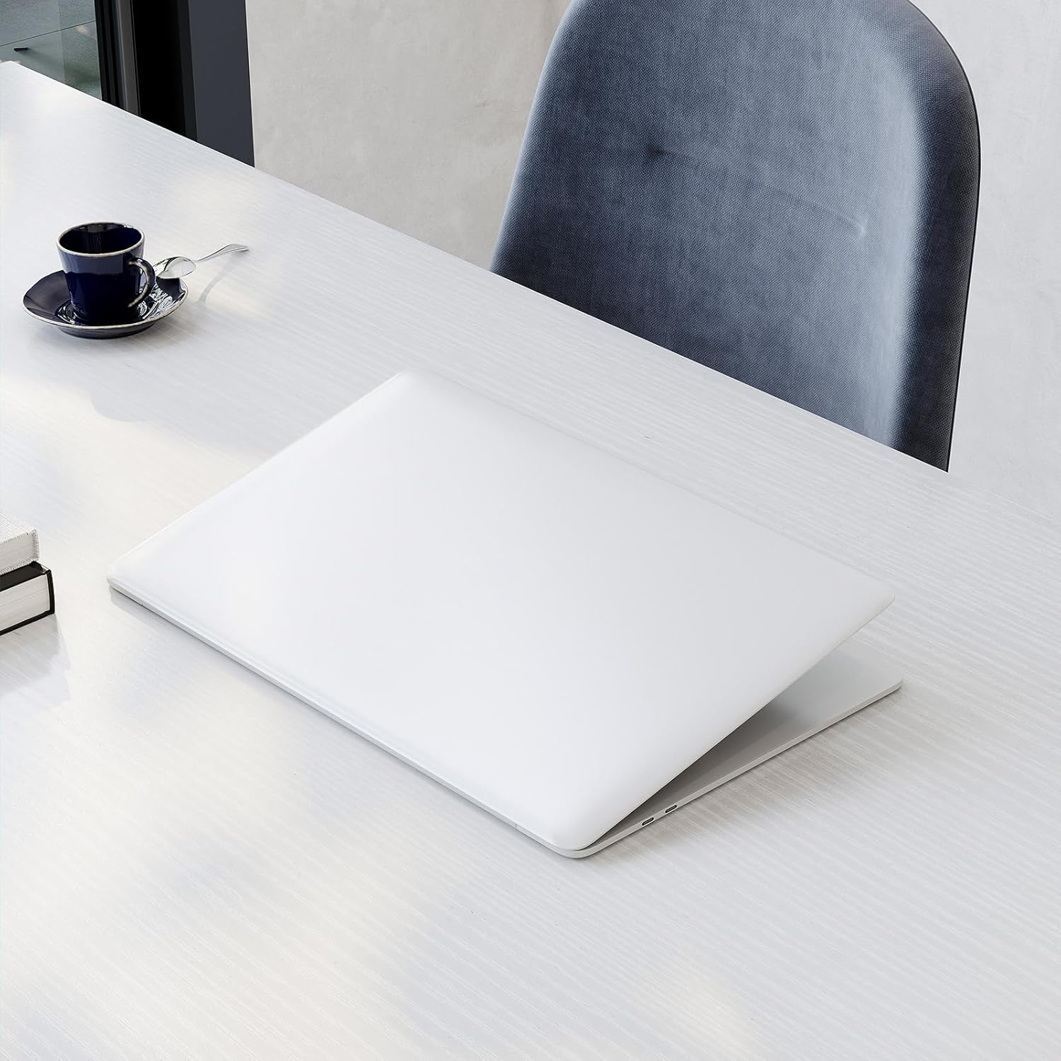 ODK - bureau d'ordinateur - 100x48cm - compact, blanc, idéal étude