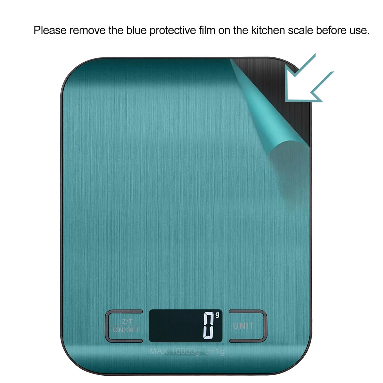 Balance de cuisine - numérique, 10kg, écran LCD, précision 1g, fonction tare