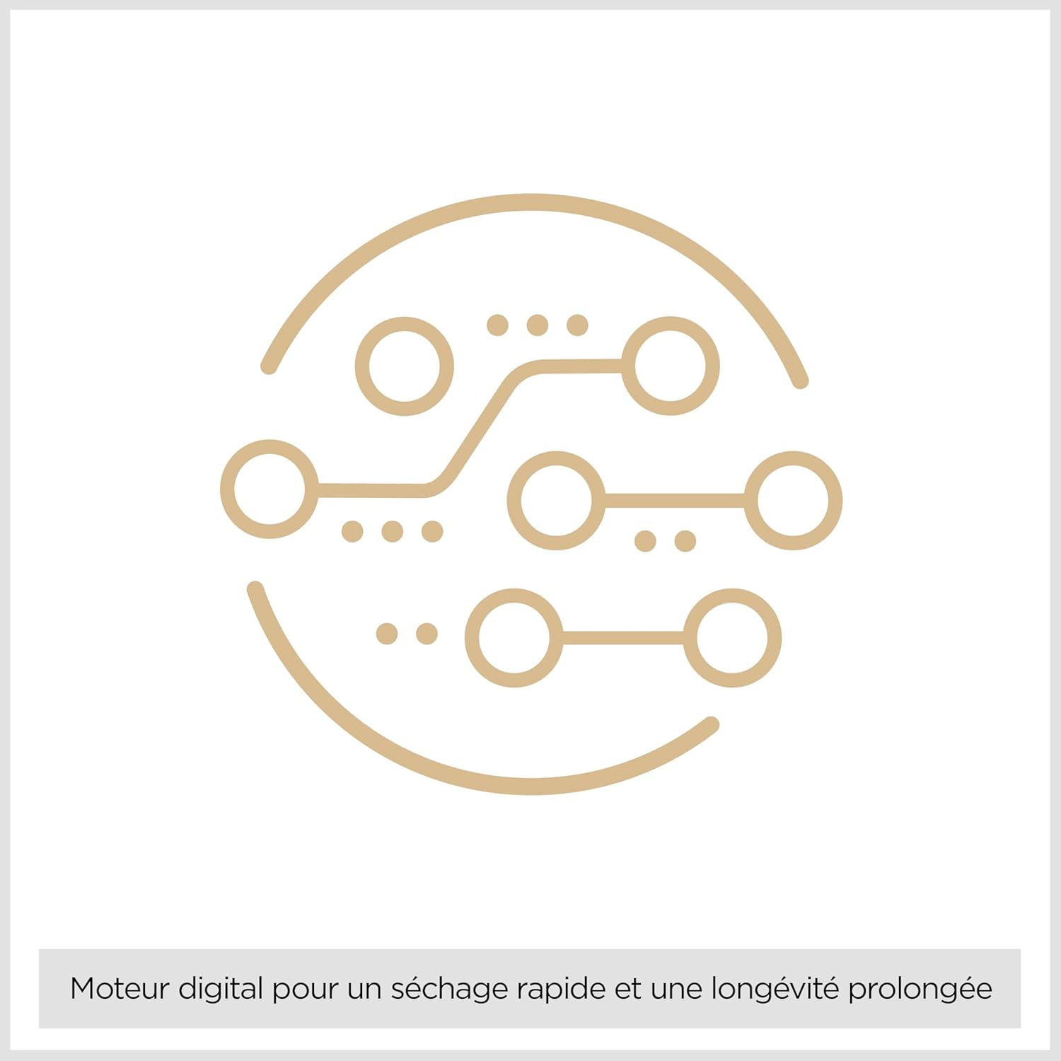 BaByliss - Titanium Shine - compact, ionique, 3 vitesses, anti-frisottis - D6200DE