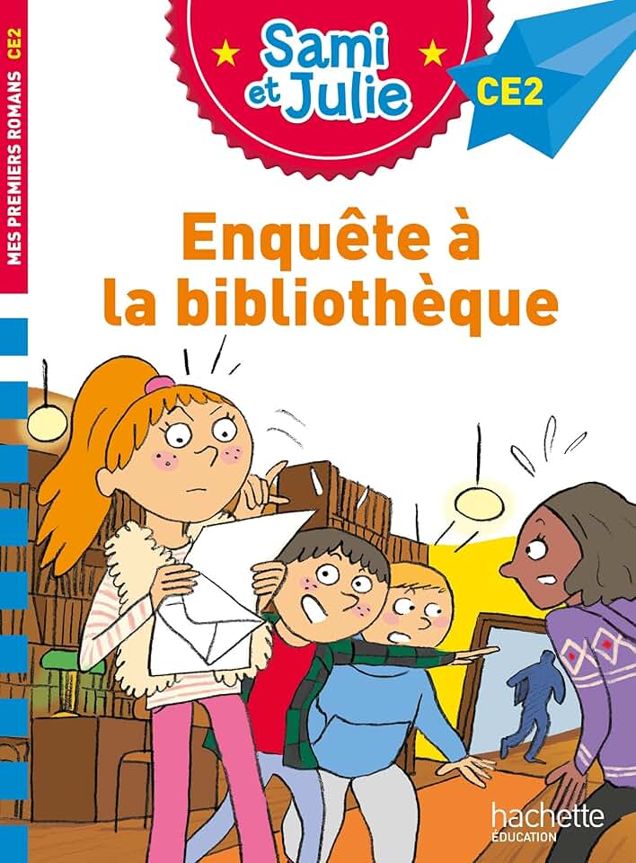 Livre enfant - Sami et Julie CE2 - Enquête -  illustrations, aventure