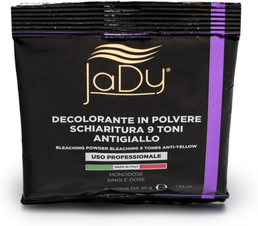 JaDy - Poudre Décolorante Blu 35g - éclaircit 9 tons, huile de germe de blé