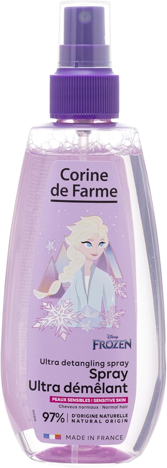 Corine de Farme - Spray Ultra Démêlant Elsa - enfant 3+ - peau sensible, Clean Beauty, made in France