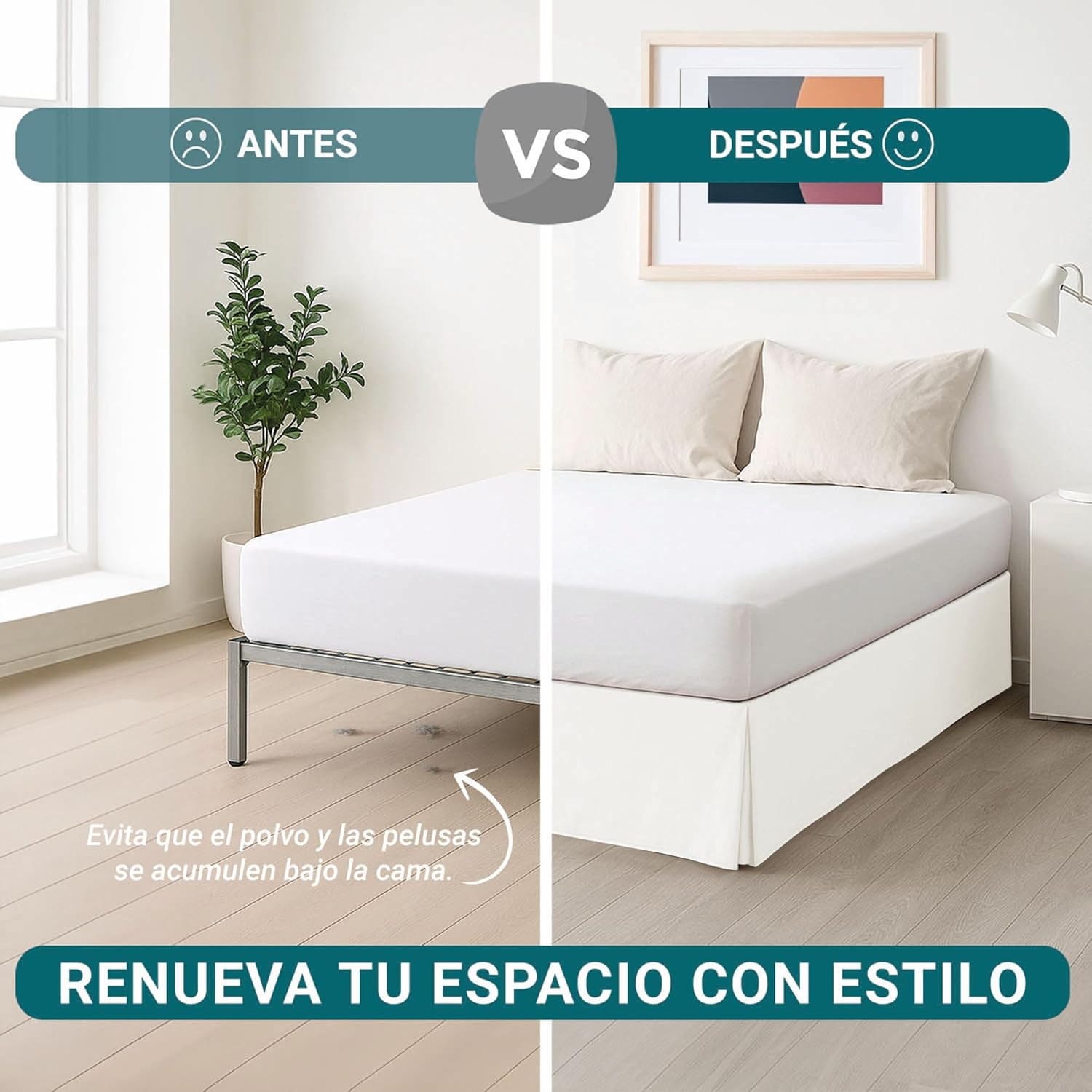 Couvre canapé lit - blanc - 140x190/200 cm - ajustement antidérapant, respirant, fabriqué en Espagne