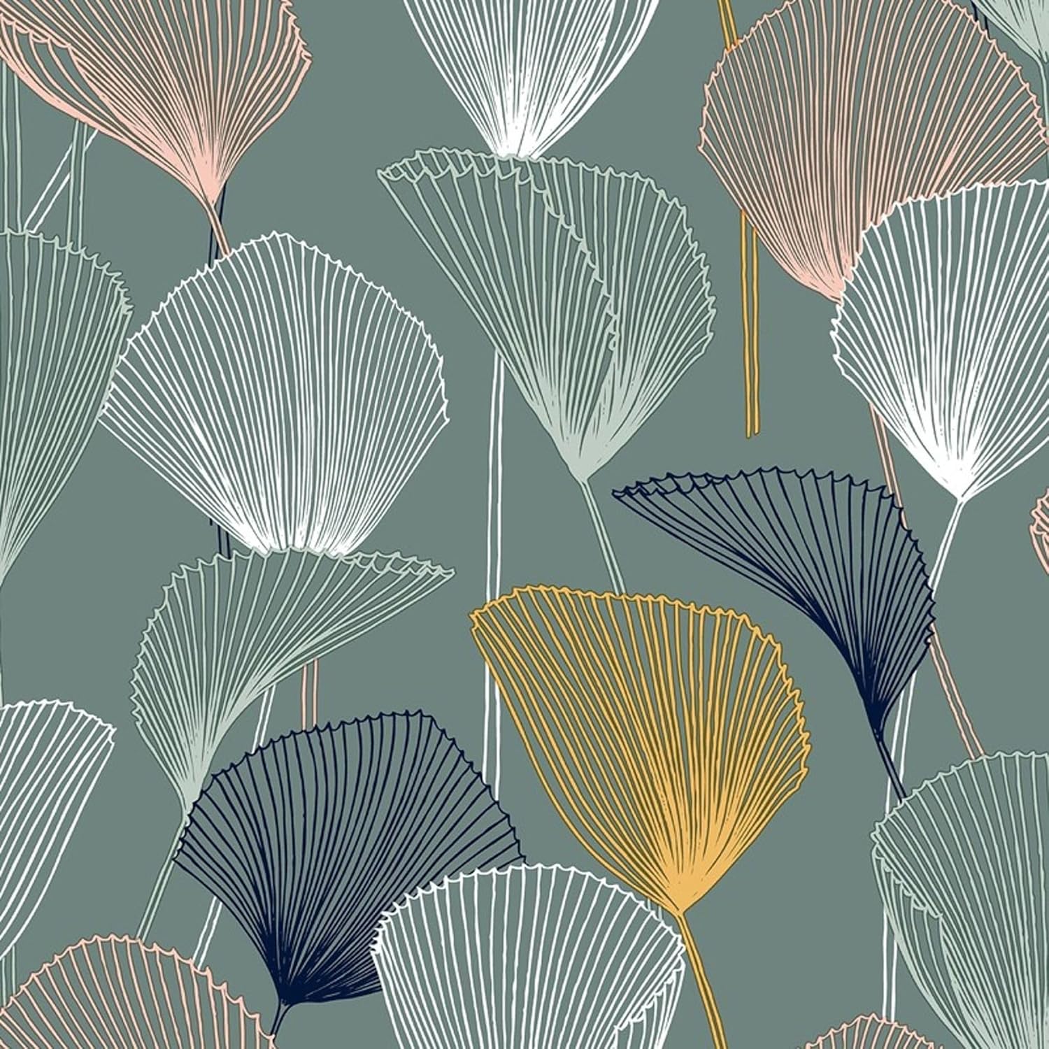 DUERO - Nappe Toile Cirée Blue - 140x140 cm - Antitache, imperméable, facile à entretenir