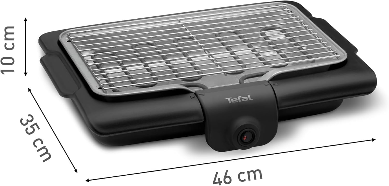 Tefal - Easy Grill série - 2100W, barbecue électrique, bac à eau, BG1348F0