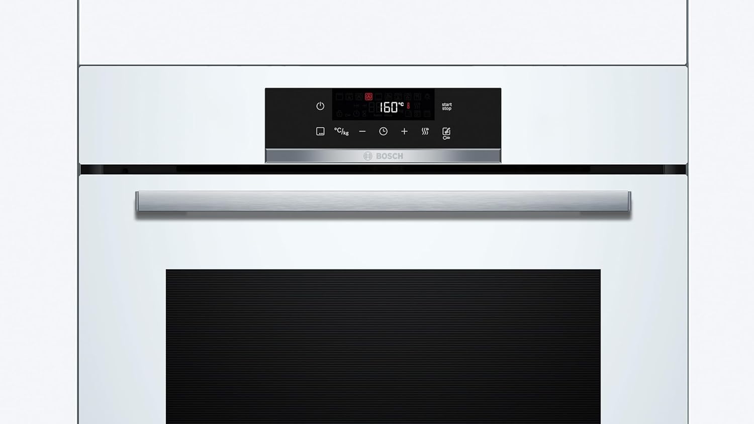 Bosch - four encastrable Série 4 - blanc - 60cm - chaleur tournante, nettoyage pyrolyse - HBA572BW3F