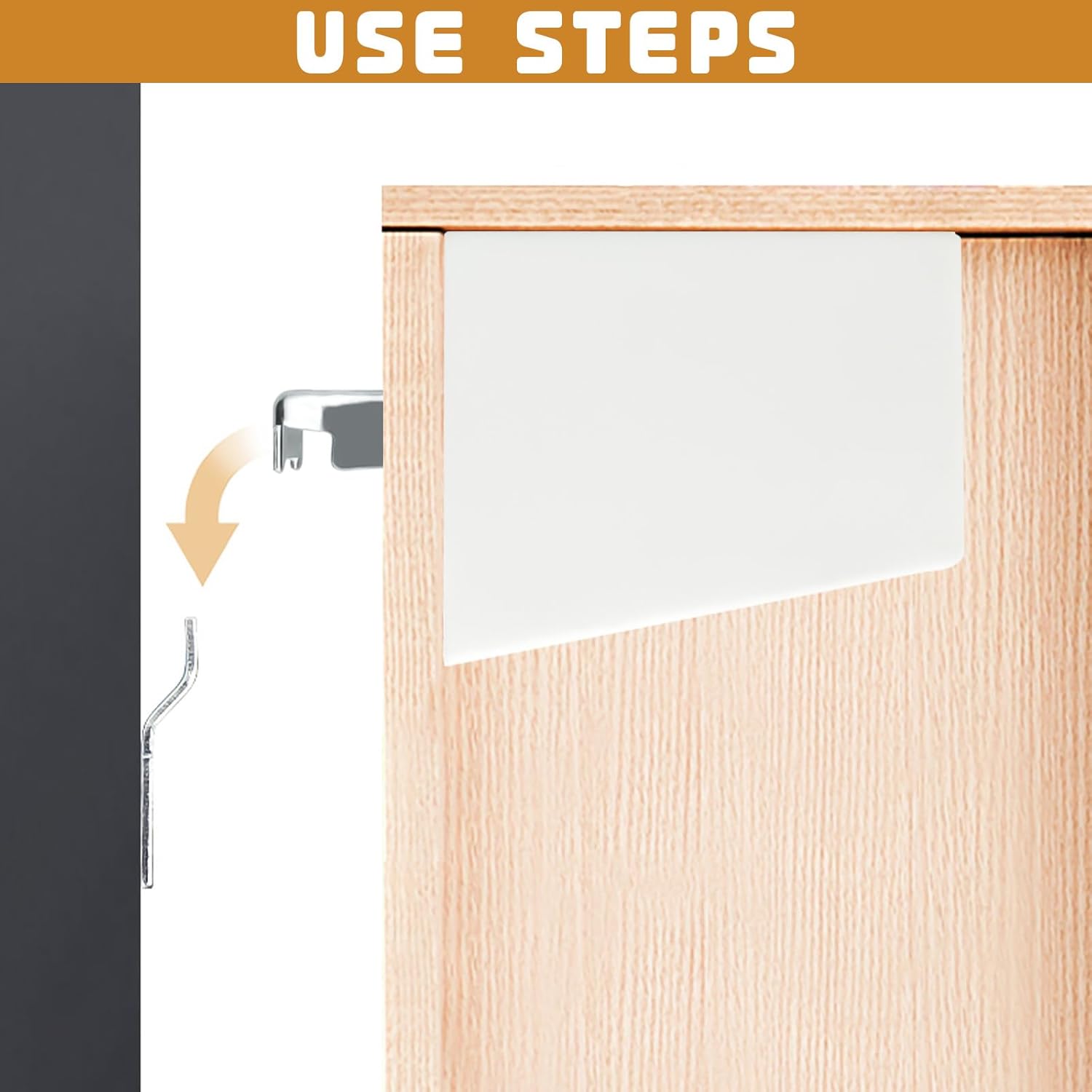 Youngsay - Suspensions d’armoire réglables, métal, 150 kg, rail support, blanc, YOUNGSAY8