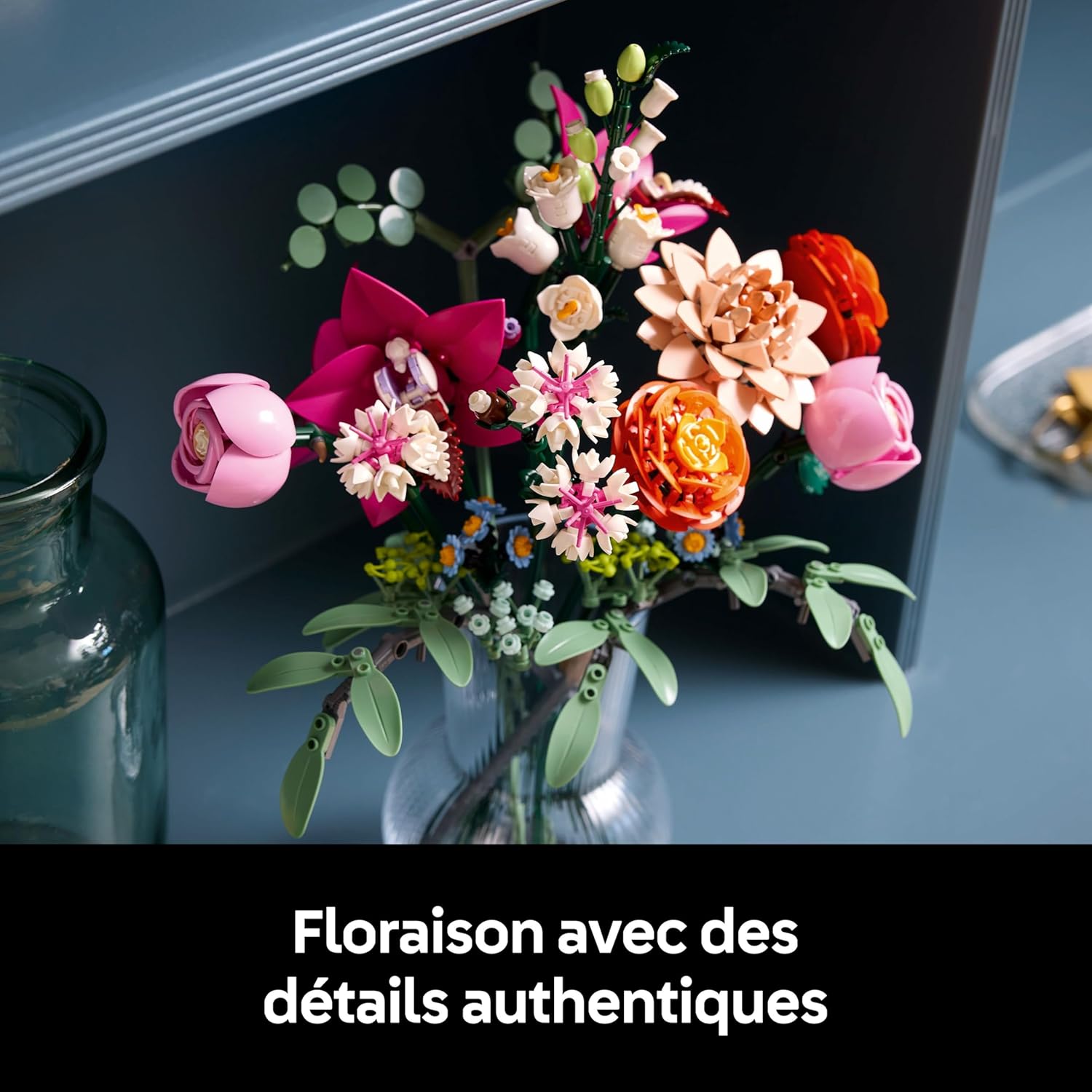 LEGO - Bouquet Botanicals - déco florale adulte, roses et marguerites - 10342