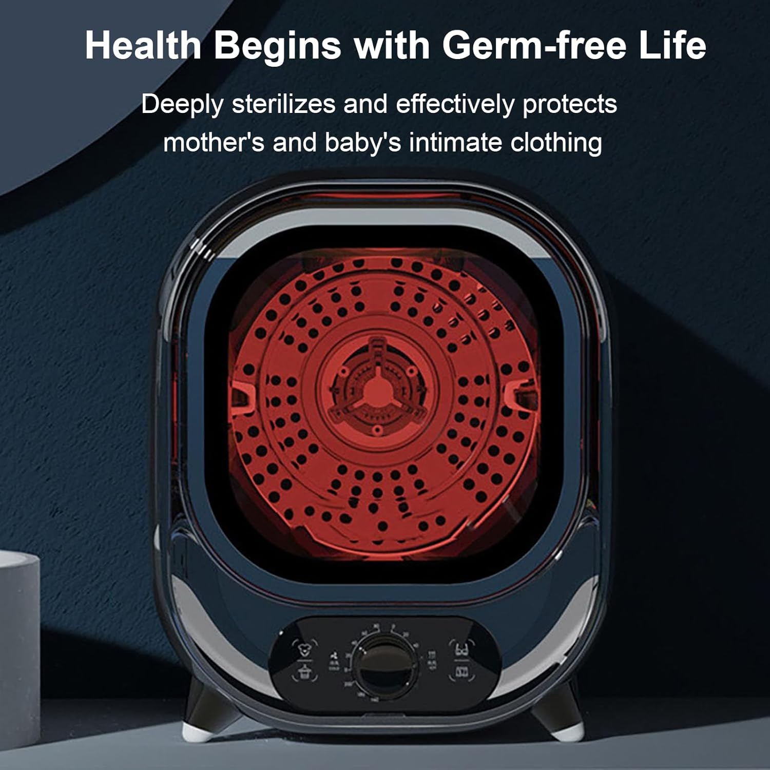 Mini sèche-linge - 0,8 kg - 7 modes, fixation murale ou plan, portable