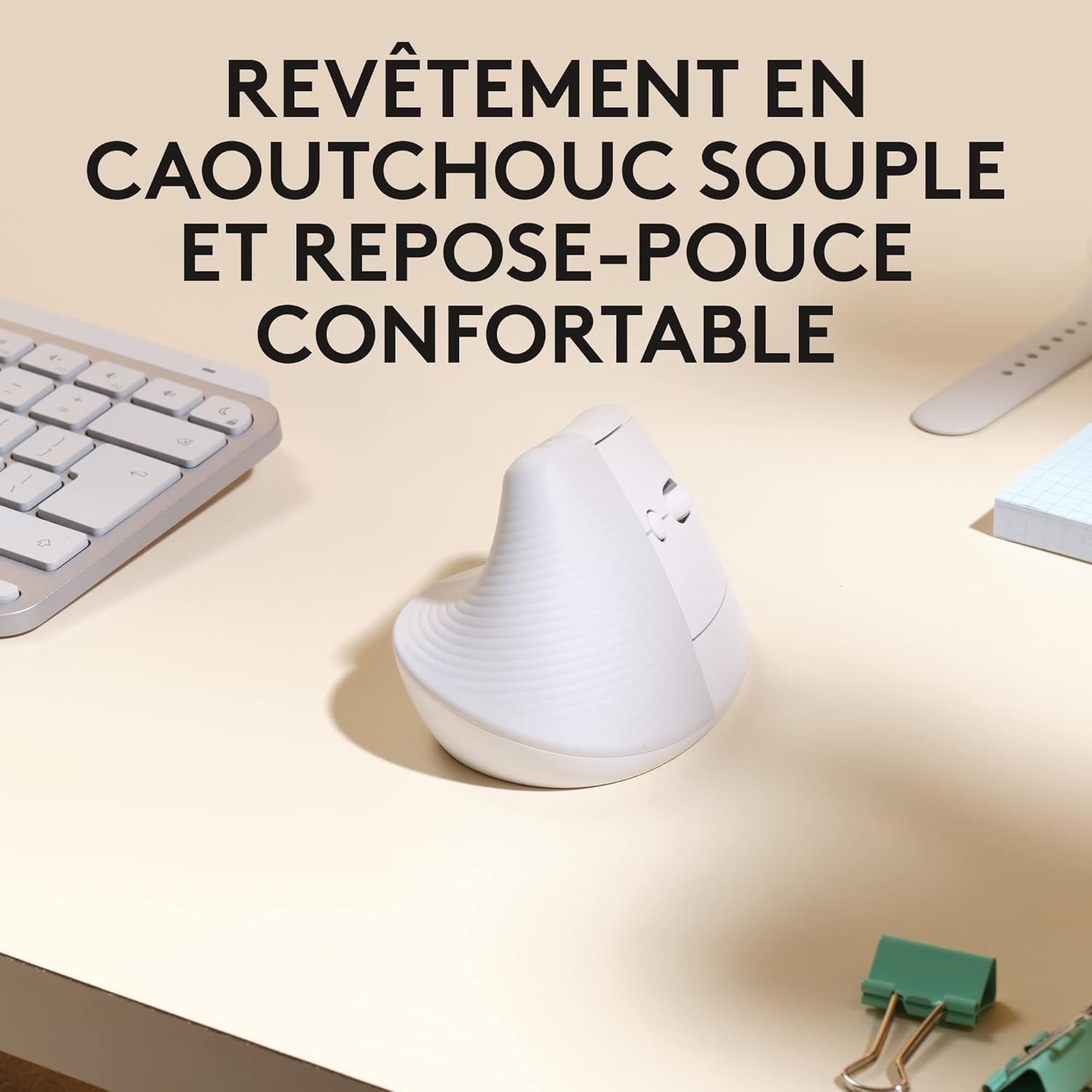Logitech - Lift pour Mac - souris verticale compacte - ergonomique, 4 boutons, Bluetooth