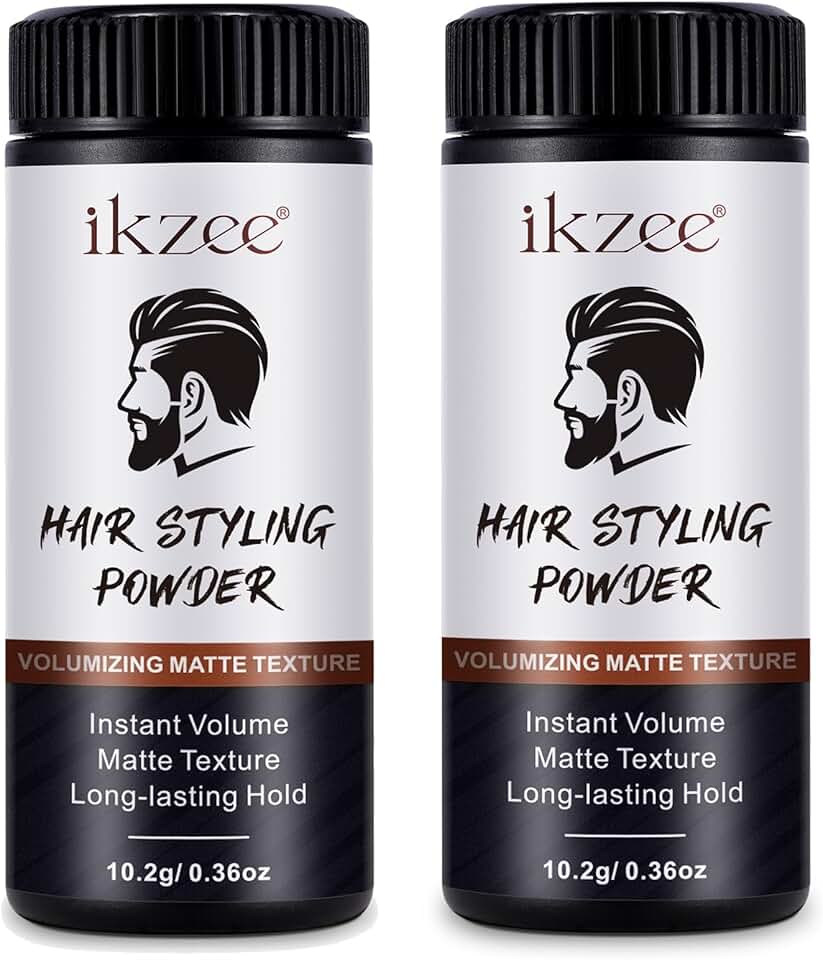 Poudre coiffante homme - texture mate, volume, tenue longue durée