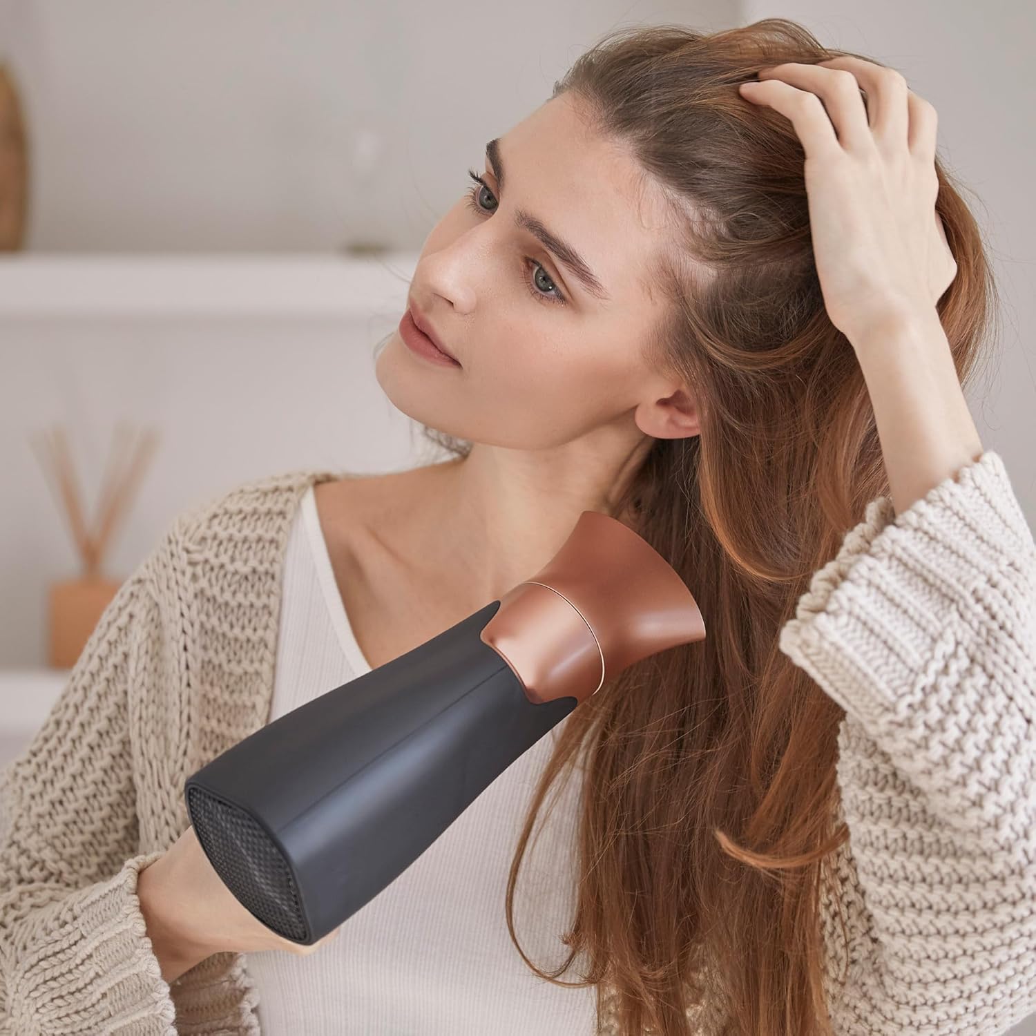 Panasonic - sèche-cheveux Nanoe, 3 vitesses, 4 températures, 2 accessoires, EH-NA63CN825