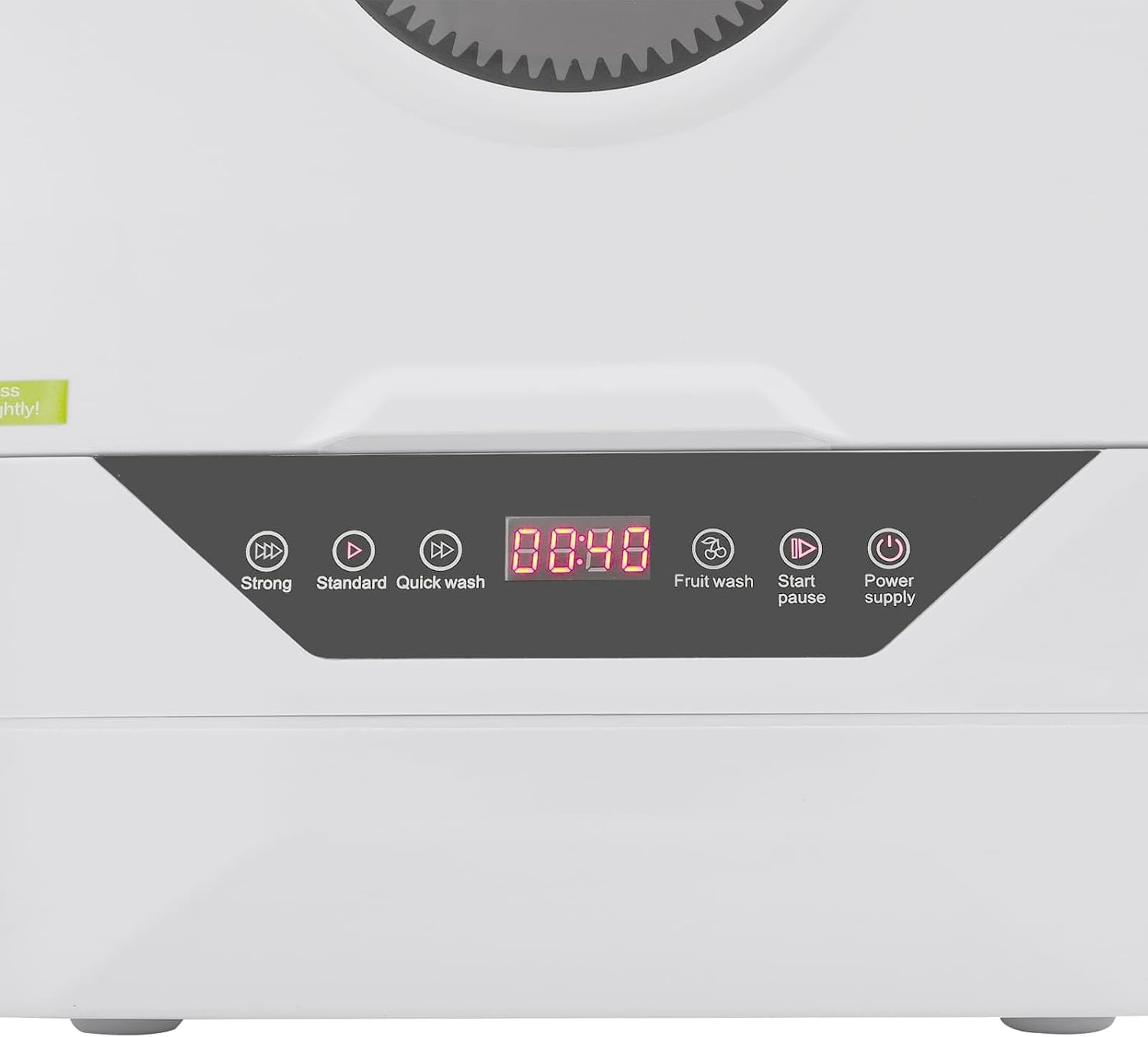 Mini lave-vaisselle compact - 4 programmes - nettoyage 360° - idéal 2-5 personnes