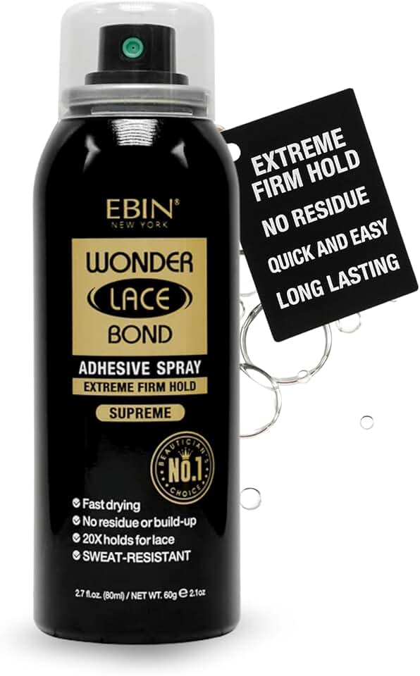 Ebin - Wonder Lace Bond Extreme Hold - spray 60g - adhérence suprême