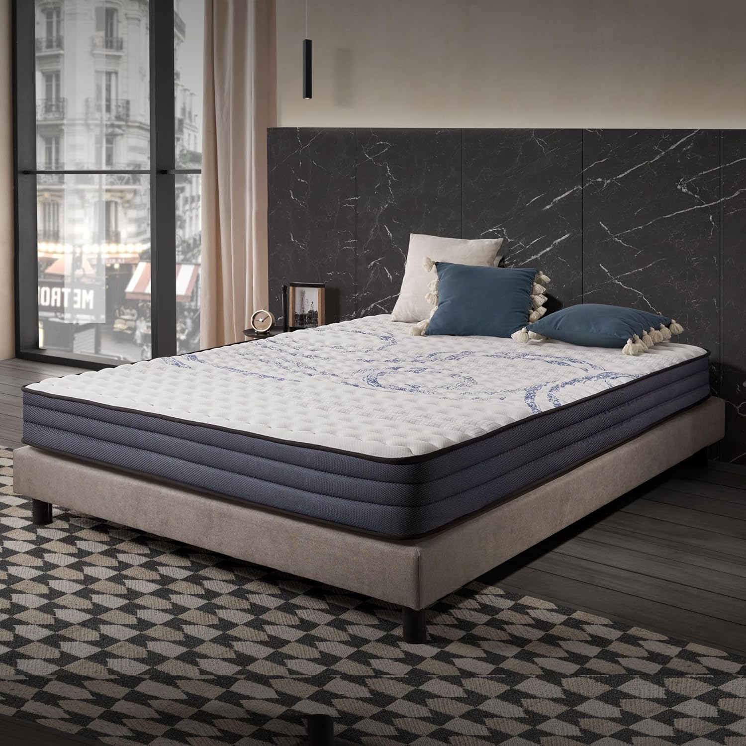 NATURALEX - PerfectSleep 160x200 - mousse mémoire, 7 zones, réversible