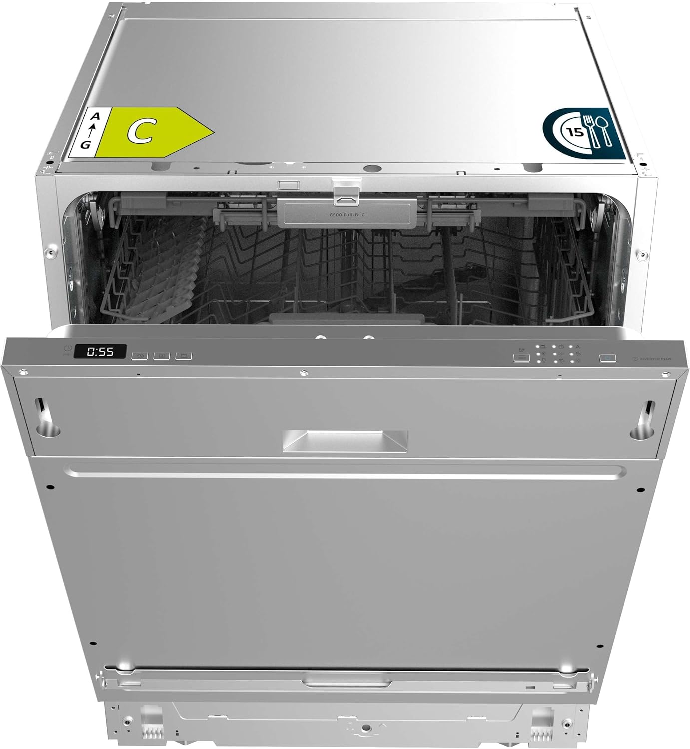 Cecotec - Bolero Aguazero 6500 Full-BI - 60 cm - 15 couverts, 6 programmes, faible énergie