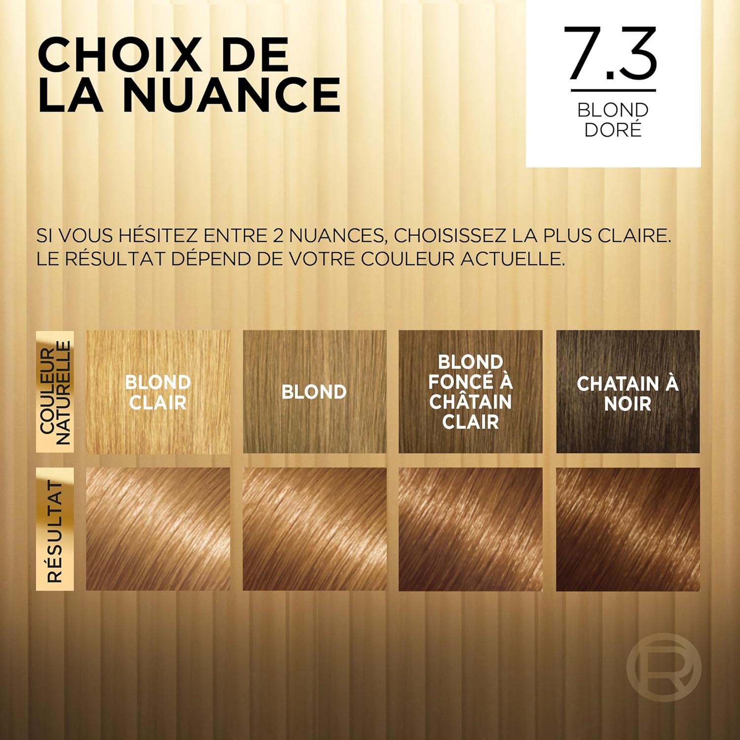 L'Oréal Paris - Préférence Floride 7.3 - blond doré - coloration permanente, couvrance totale cheveux blancs
