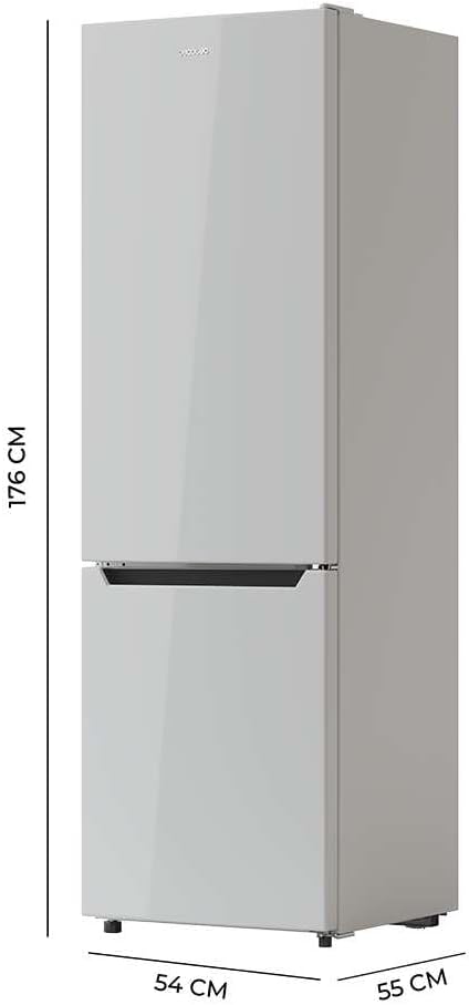 Cecotec - Bolero CoolMarket Combi - 262L - Classe E, LED, contrôle électronique