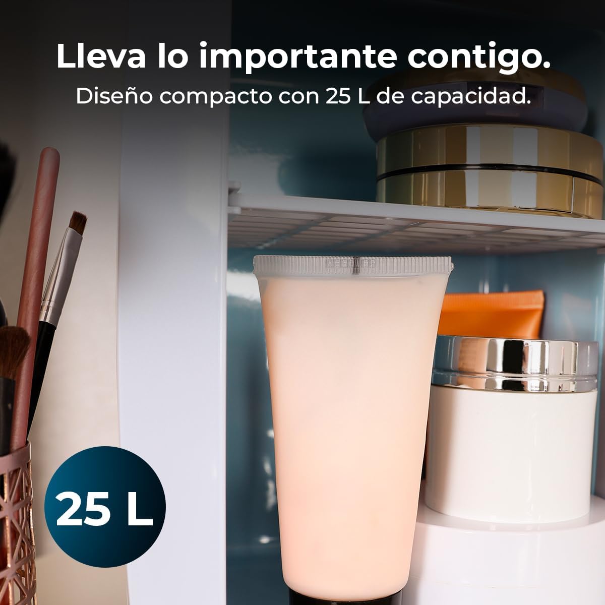 Cecotec - Bolero MiniCooling 25L - compact, 12V/220V, chauffe/refroidit