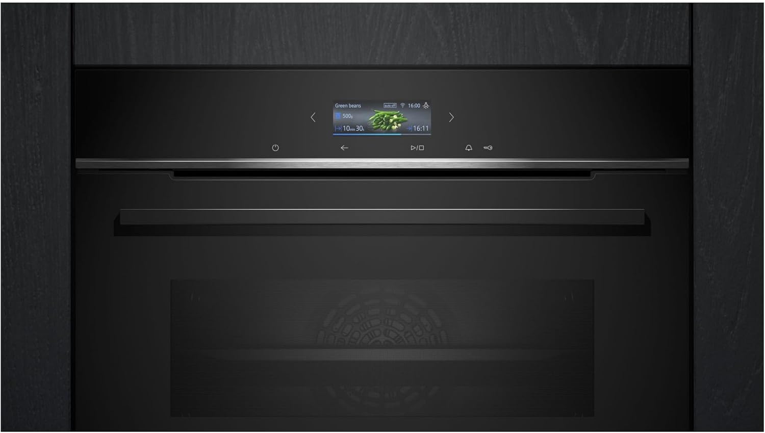 Siemens - four encastrable iQ700 - 60x60 cm - auto-nettoyage, Air Fry, écran tactile, HB734G1B1