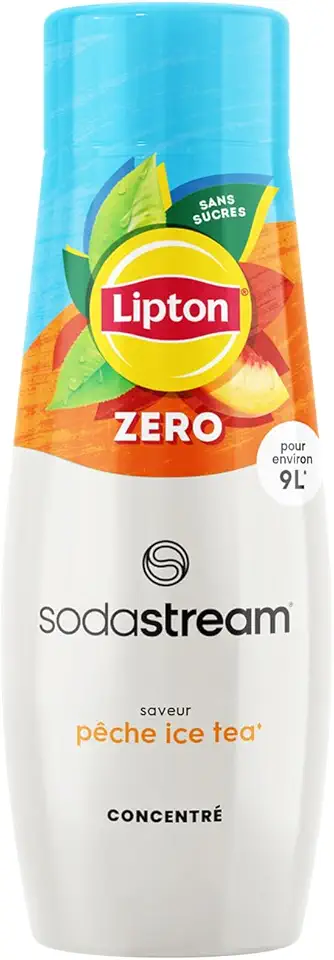 SodaStream - concentré Lipton Ice Tea pêche - 440ml - prépare 9L instantanément