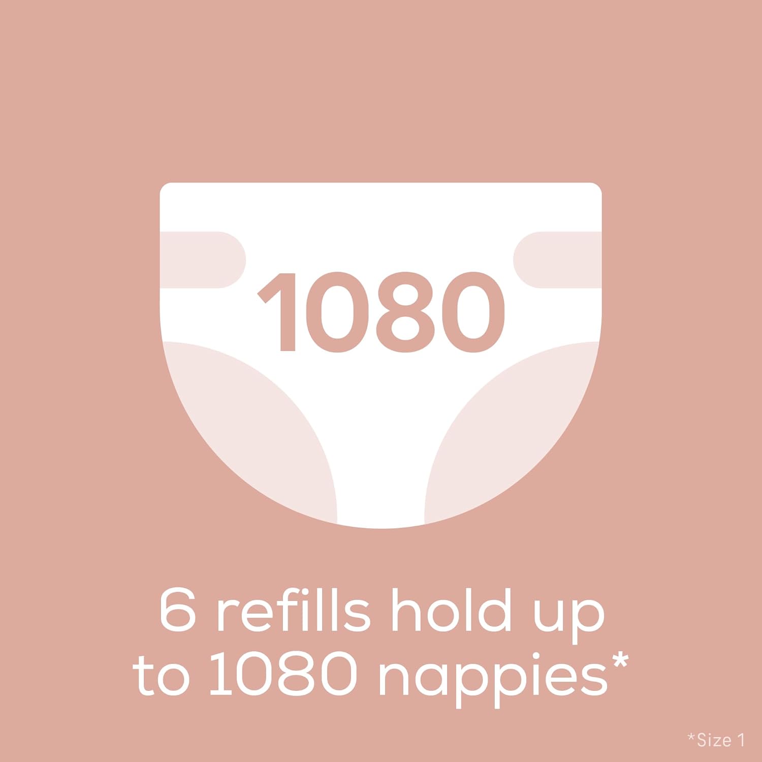 Angelcare - Dress Up - 6 recharges octogonales anti-odeur, fabriqué en France