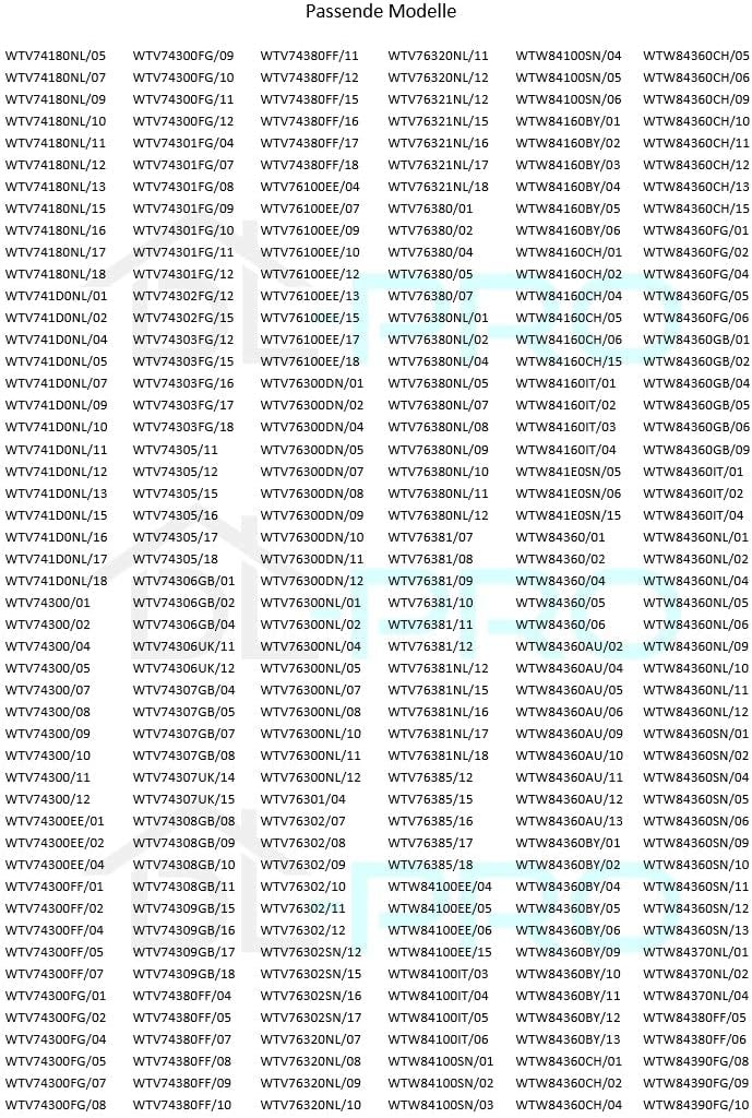 Bosch - poignée sèche-linge, plastique blanc, 225x70x45 mm, 00644221