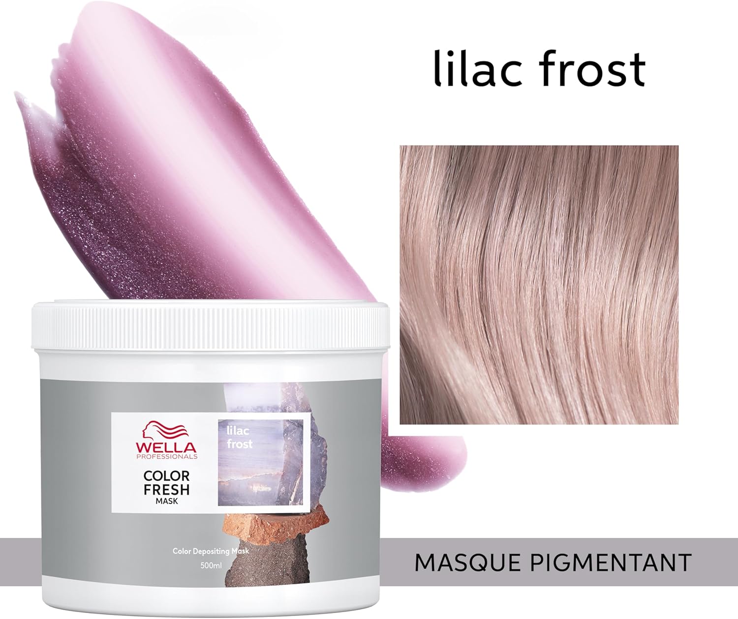 Wella Professionals - Color Fresh Mask - masque hydratant temporaire, nuances blond/châtain/cuivre/brun, zéro dommages