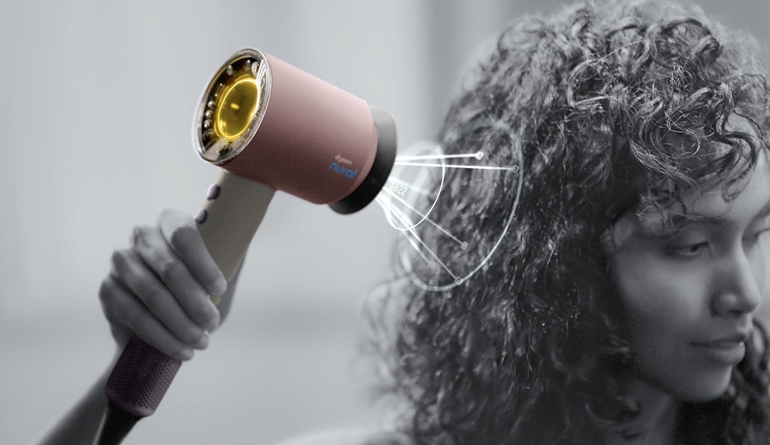 Dyson - Supersonic Nural - sèche-cheveux - cheveux raides à ondulés