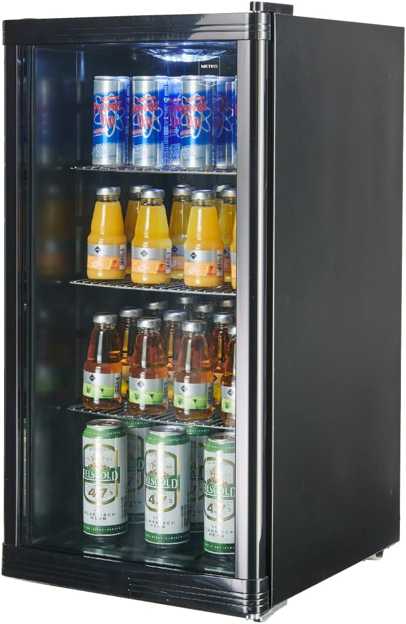 METRO - Réfrigérateur boissons - 43x49x83 cm, 88L, statique, noir, GPC1088