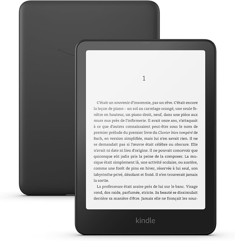 maxiidealz - Kindle Paperwhite (nouvelle génération) - 16 Go - écran antireflets, autonomie longue, noir