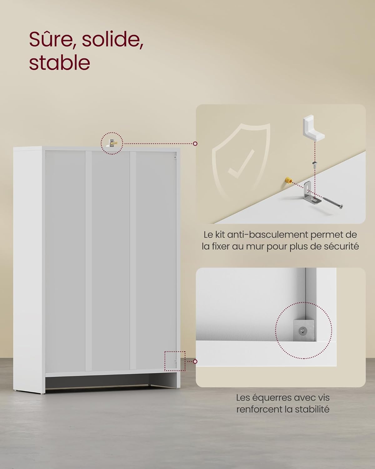 VASAGLE - bibliothèque enfants série LBC105T14 - 60x24x93cm - étagères réglables