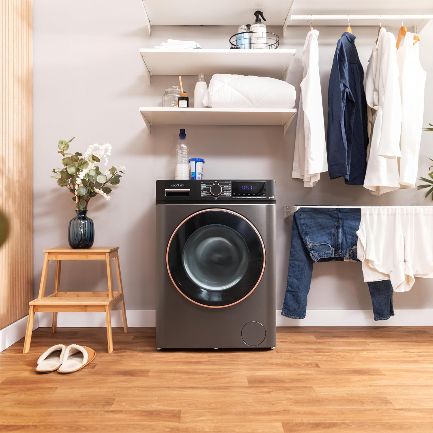 Cecotec - Bolero DressCode série - 8kg, 1400tr/min, vapeur, Inverter - 8610