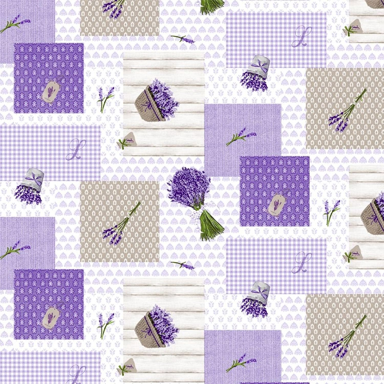 Nappe en toile cirée - rectangulaire 200x140 cm - anti-taches, imperméable