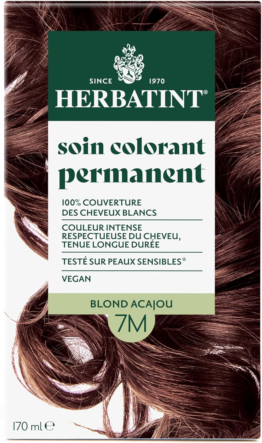Herbatint - coloration 7M - 170ml - sans ammoniaque, 100% couvrance