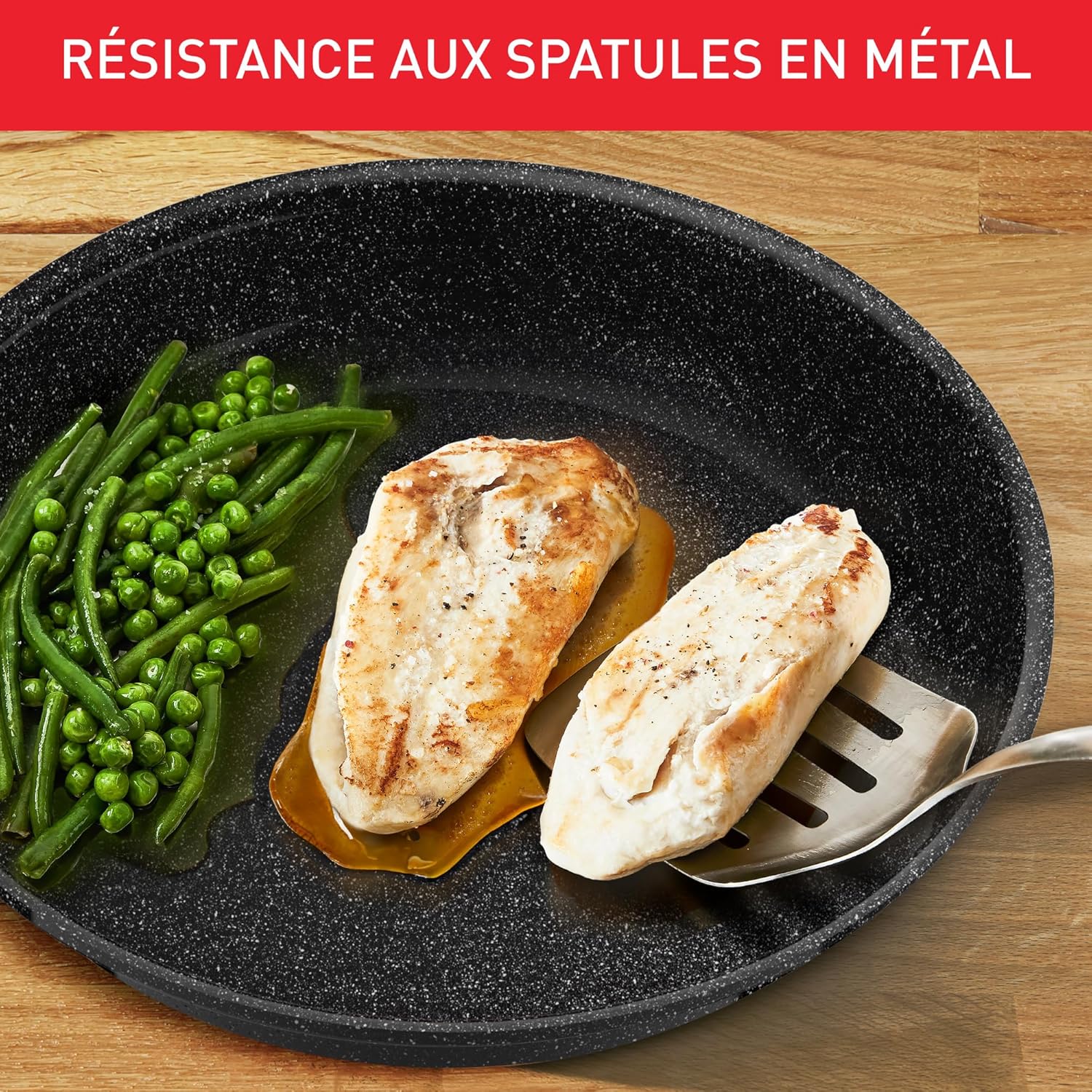 Tefal - Ingenio Intens' Ceram - 8 pièces - céramique, induction, poignée amovible, L2649802