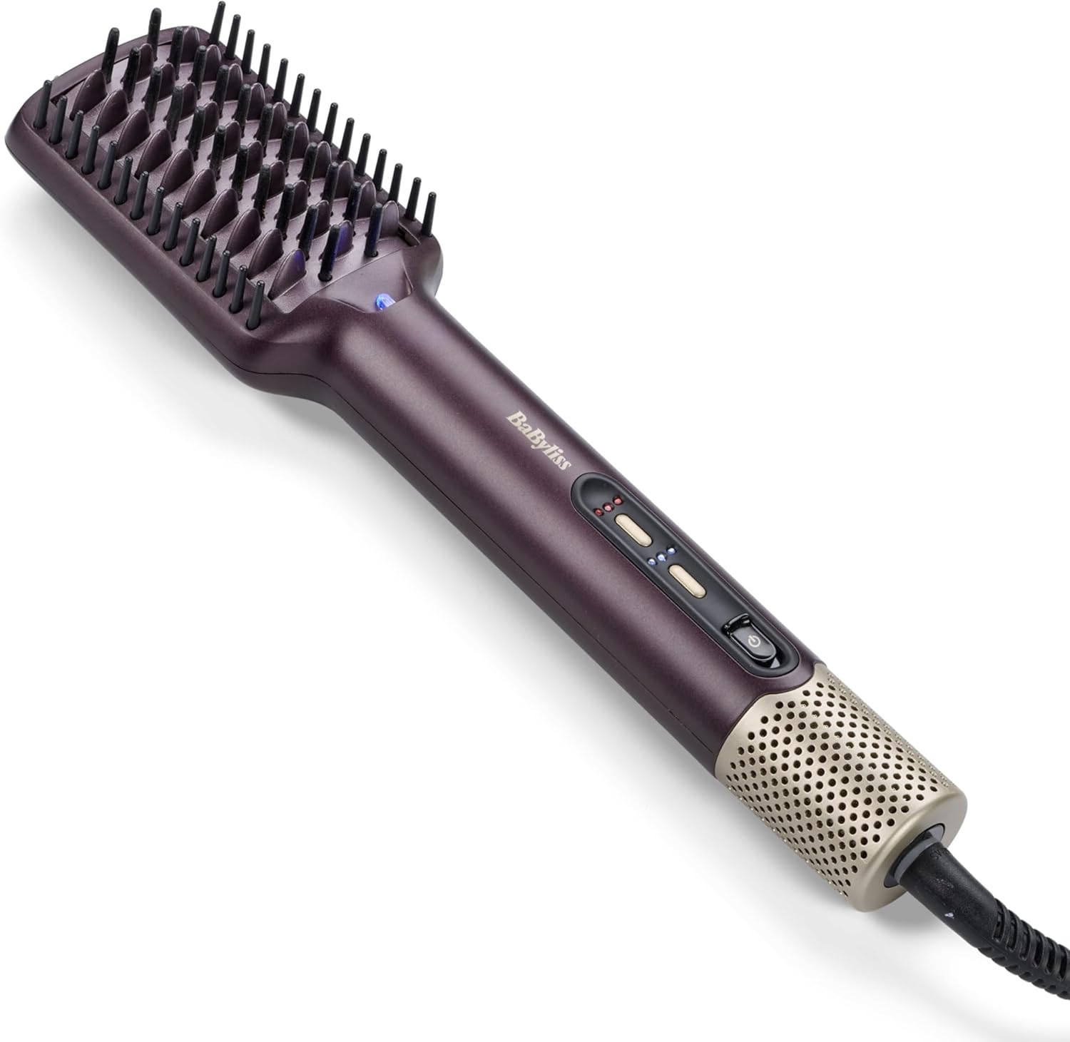 BaByliss - Brosse lissante Air Power Smooth - ionique, lissage cheveux mouillés/secs, anti-frisottis - AS640E