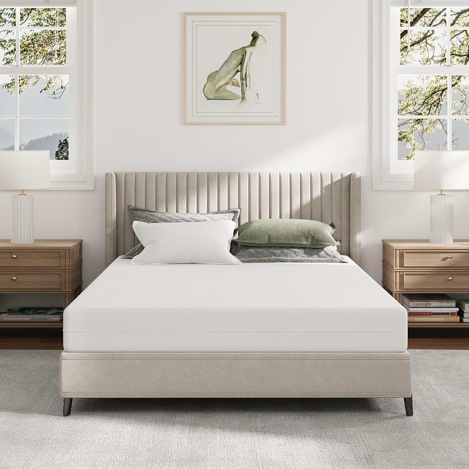 Novilla - matelas mousse 7 zones - 160x200 cm - housse amovible, 18 cm