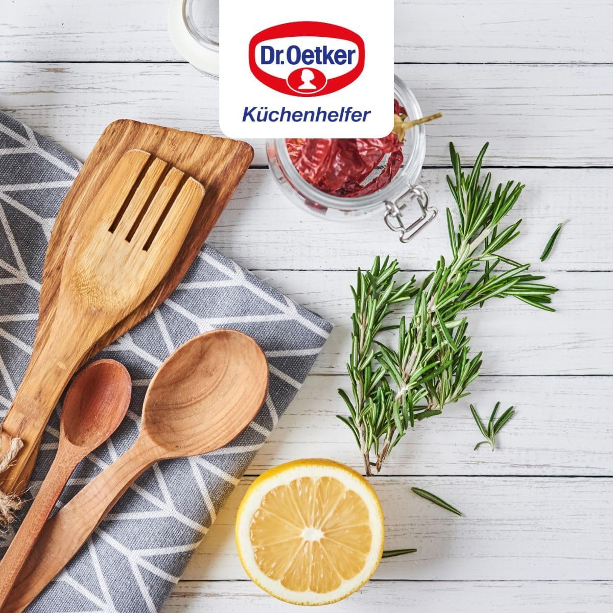 Dr. Oetker - Plat à gratin avec couvercle - 42x34x13 cm - Acier émaillé