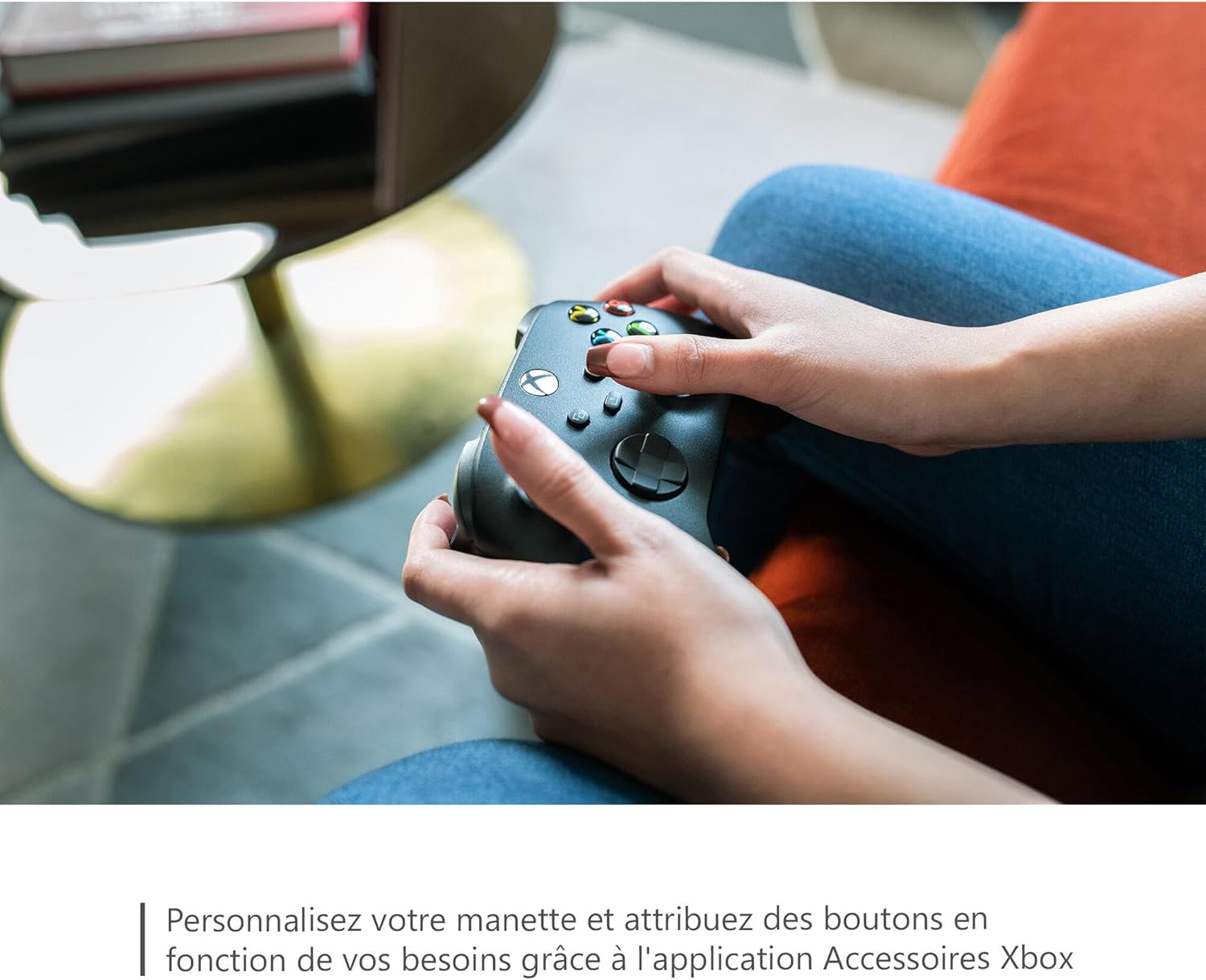 Xbox - manette sans fil Carbon Black - ergonomique - multi-plateforme