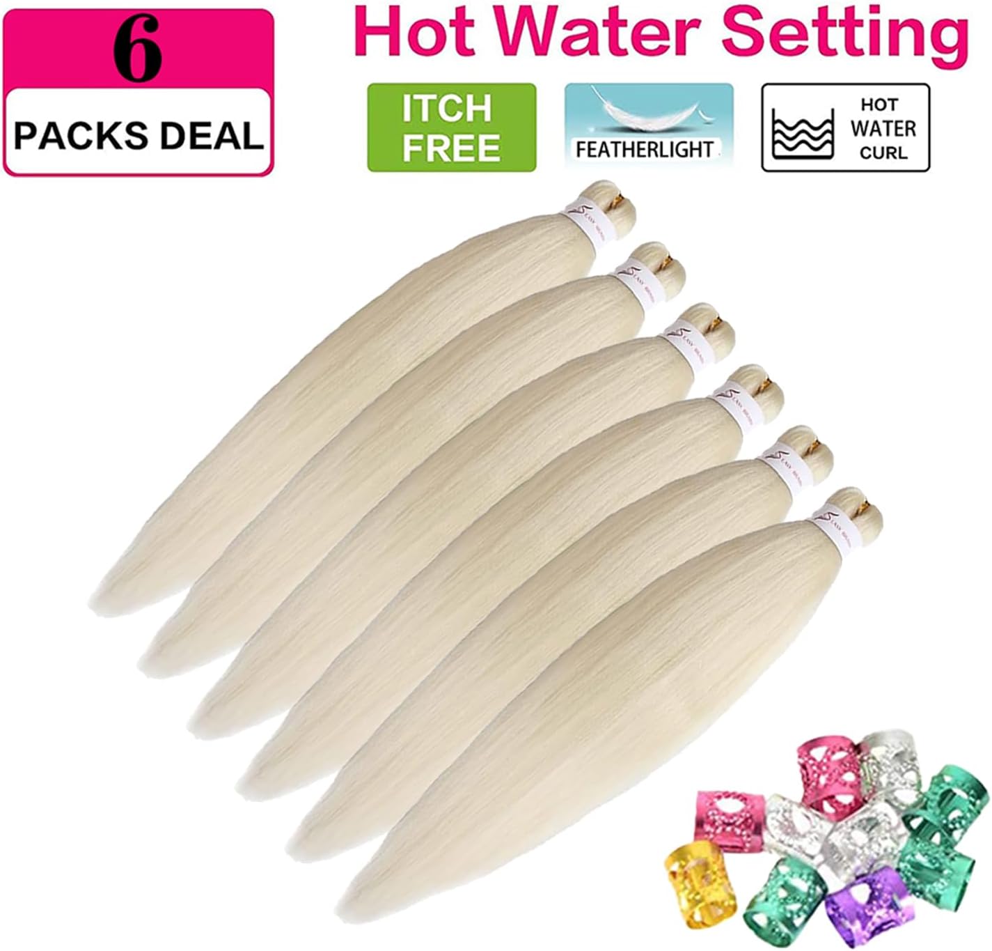 Rajout cheveux - Easy Braids pré-étirés 20